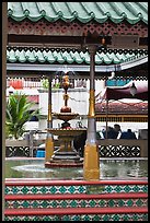 Ablution fountain, Masjid Kampung Hulu. Malacca City, Malaysia (color)