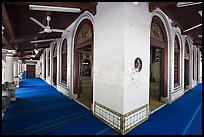 Prayer Hall, Masjid Kampung Hulu. Malacca City, Malaysia ( color)