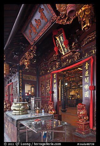 Cheng Hoon Teng traditional Chinese temple. Malacca City, Malaysia