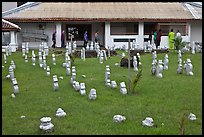 Cemetery and Kampung Kling Mosque. Malacca City, Malaysia (color)