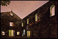 St Paul Church at night. Malacca City, Malaysia ( color)