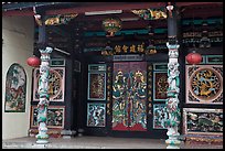 Hokkien Huay Kuam temple gate. Malacca City, Malaysia ( color)
