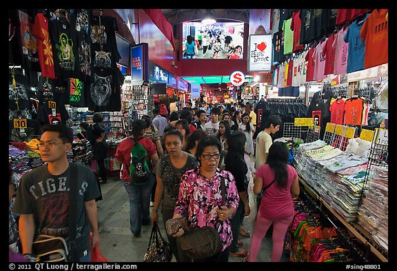 Bugis Street Market. Singapore (color)