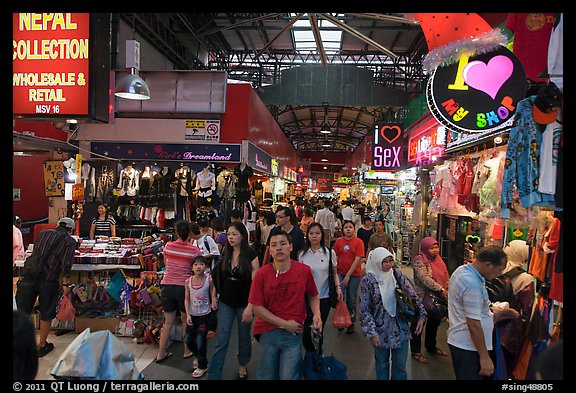 Bugis Flee market. Singapore (color)