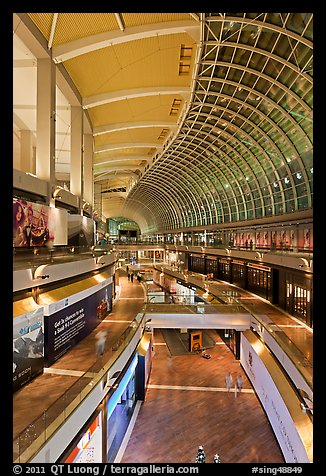 The Shoppes mall, Marina Bay Sands. Singapore (color)