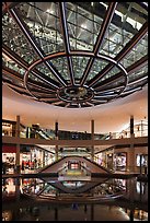 Canal and bridge, the Shoppes, Marina Bay Sands. Singapore ( color)