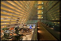 Inside Marina Bay Sands hotel. Singapore (color)