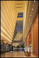 Main lobby, Marina Bay Sands hotel. Singapore (color)