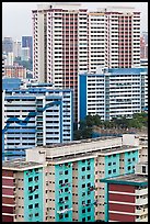 Residential appartment buildings. Singapore