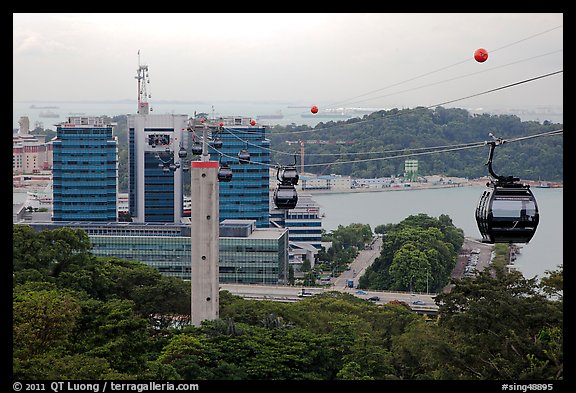 Mount Faber cable car. Singapore