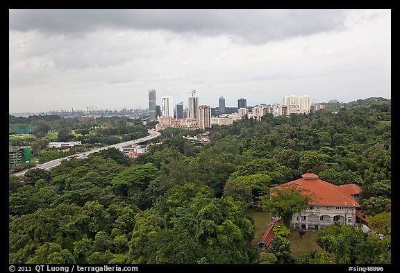 Mount Faber Park. Singapore (color)