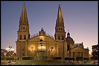 Cathedral at dawn. Guadalajara, Jalisco, Mexico (color)