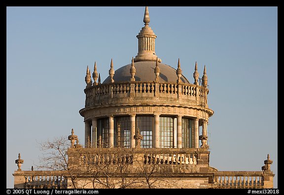 Dome of the main chapel of Hospicios de Cabanas. Guadalajara, Jalisco, Mexico (color)