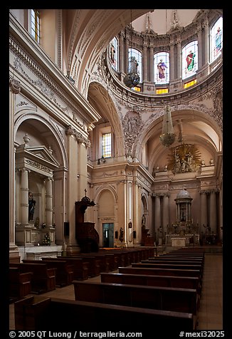 Interior of the Cathedral. Guadalajara, Jalisco, Mexico