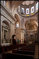 Interior of the Cathedral. Guadalajara, Jalisco, Mexico (color)