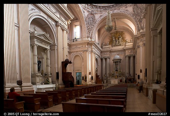 Interior of the Cathedral. Guadalajara, Jalisco, Mexico