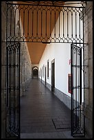 Corridor in Hospicios de Cabanas. Guadalajara, Jalisco, Mexico