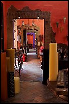 Corridor in art gallery, Tlaquepaque. Jalisco, Mexico