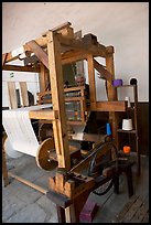 Traditional weaving machine, Tlaquepaque. Jalisco, Mexico ( color)