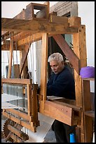 Traditional weaver, Tlaquepaque. Jalisco, Mexico (color)