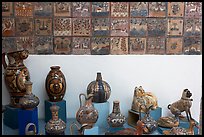 Ceramic pieces and tiles, museo regional de la ceramica de Jalisco, Tlaquepaque. Jalisco, Mexico