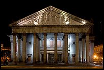 Teatro Degollado by night. Guadalajara, Jalisco, Mexico (color)