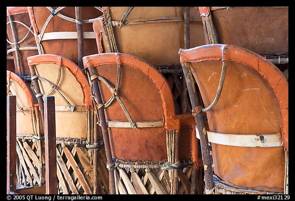 Cafe chairs, Tlaquepaque. Jalisco, Mexico