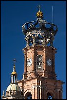 Crown of the cathedral, Puerto Vallarta, Jalisco. Jalisco, Mexico