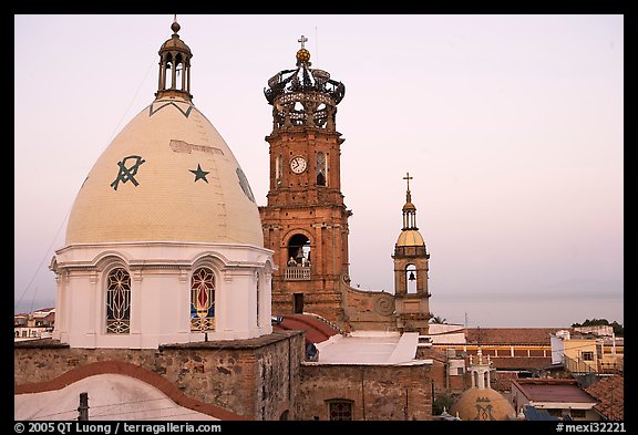 Templo de Guadalupe at dawn, Puerto Vallarta, Jalisco. Jalisco, Mexico