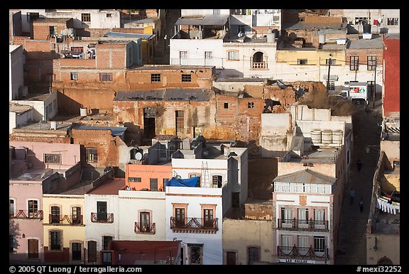 Houses and Cajaon de Garcia Rojas. Zacatecas, Mexico