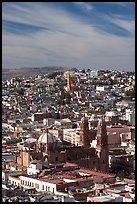 View of the cathedral and town. Zacatecas, Mexico ( color)