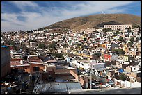 Panoramic view of the town. Zacatecas, Mexico