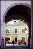 Archway on Arms Square. Zacatecas, Mexico