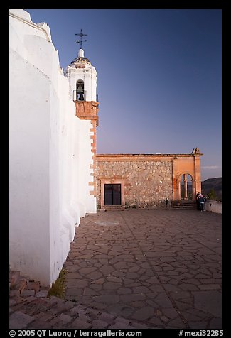 La Capilla de la Virgen del Patrocinio, dusk. Zacatecas, Mexico