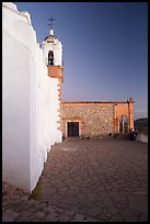 La Capilla de la Virgen del Patrocinio, dusk. Zacatecas, Mexico ( color)