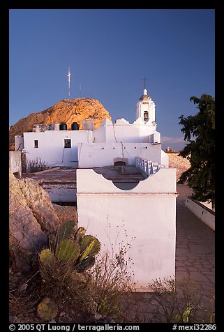 La Capilla de la Virgen del Patrocinio, atop Cerro de la Bufa. Zacatecas, Mexico (color)