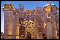 The former St Augustine church at dawn. Zacatecas, Mexico