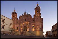 Church Santo Domingo at dawn. Zacatecas, Mexico