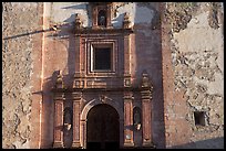 Facade of San Roque church, early morning. Guanajuato, Mexico