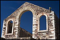 Front of a ruined house near a mine. Guanajuato, Mexico (color)