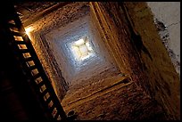 Ventilation chimney of La Valenciana mine. Guanajuato, Mexico (color)