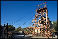 Tower above the main shaft of La Valenciana mine. Guanajuato, Mexico