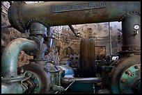 Industrial machinery, Valenciana mine. Guanajuato, Mexico