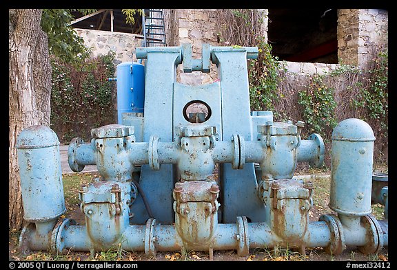 Machinery, Valenciana mine. Guanajuato, Mexico