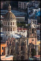 Church of la Compania de Jesus, early morning. Guanajuato, Mexico (color)