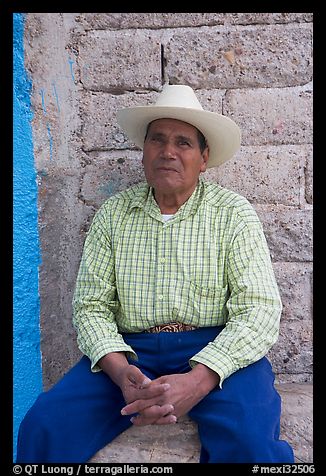 Man with cowboy hat. Mexico