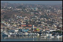 Harbor and hill, Ensenada. Baja California, Mexico ( color)