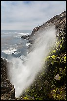 Tidal blowhole, La Bufadora. Baja California, Mexico ( color)