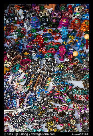 Handicrafts for sale. Baja California, Mexico (color)