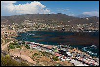 Bay and market. Baja California, Mexico ( color)